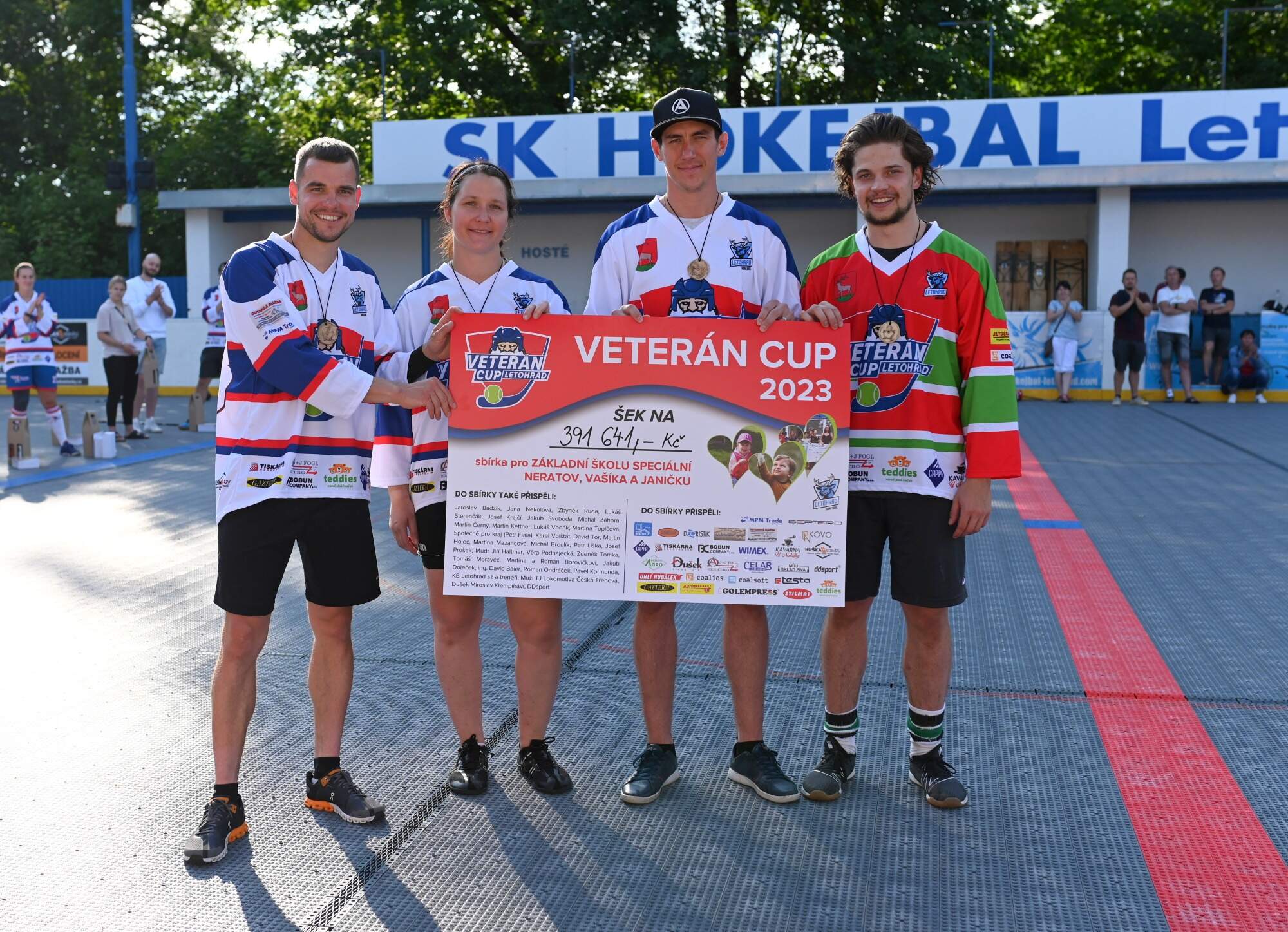 Veterán Cup Letohrad 2023 vybral pro ZŠS Neratov, Vašíka a Janičku rekordních 391 tisíc!