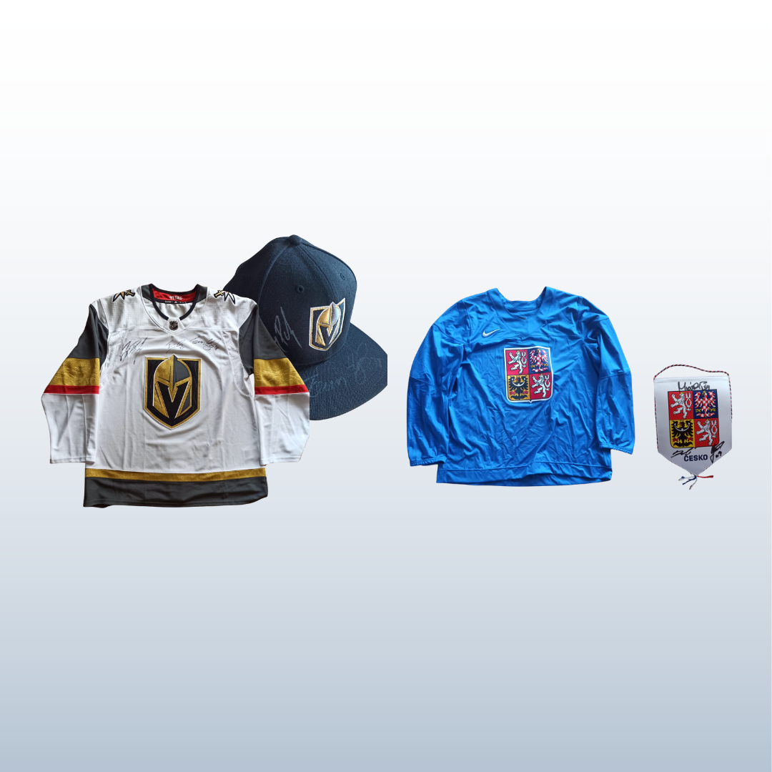 V 1. charitativní aukci se vydražily sportovní předměty za 30 tisíc korun